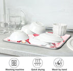 Valentine’s Day Gnomes Dish Drying Mat - Image 7