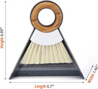 Full Circle Tiny Team Mini Compact Brush & Dustpan Set, Portable Handheld Broom - Image 4