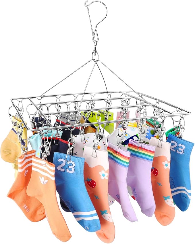 Stainless Steel Sock Drying Rack - Image 5