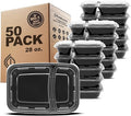 Freshware Meal Prep Containers 2 Compartment by Freshware