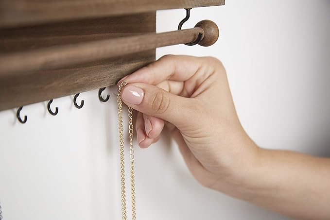 Rustic Necklace Jewelry Organizer - Image 6