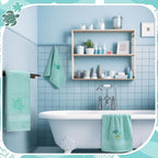 3 Pack Sea Turtle Coastal Hand Towels - Image 6