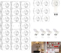 Ainiv 3-Packs Indoor Mini Light Clips, Damage Free Hanging Christmas String by Ainiv