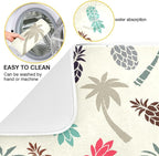 Super Absorbent Dish Drying Mat, Microfiber Fast-Drying Dish Mat, Kitchen Dish - Image 2