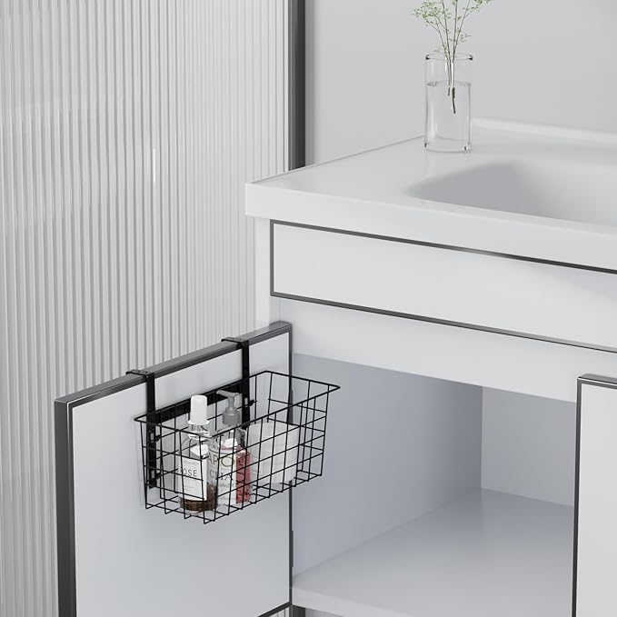 MaraFansie Basket with Hook, Grid Storage Basket, Over the Cabinet Door - Image 3