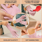 MAMISON 3 Pairs Colorful Reusable Waterproof Household Dishwashing Cleaning - Image 3