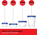 Stock Your Home 8oz Plastic Containers - Image 8