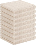 Homaxy 100% Cotton Terry Kitchen Towels, Checkered Designed, Soft and Super by Homaxy