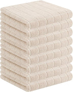 Homaxy 100% Cotton Terry Kitchen Towels, Checkered Designed, Soft and Super by Homaxy