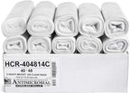 Aluf Plastics High Density Trash Bags, 45 Gallon, 14 Micron, by AlufPlastics