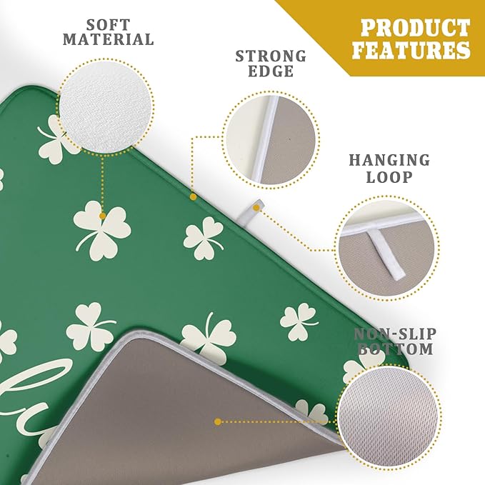 St Patricks Day Dish Drying Mat - Image 4