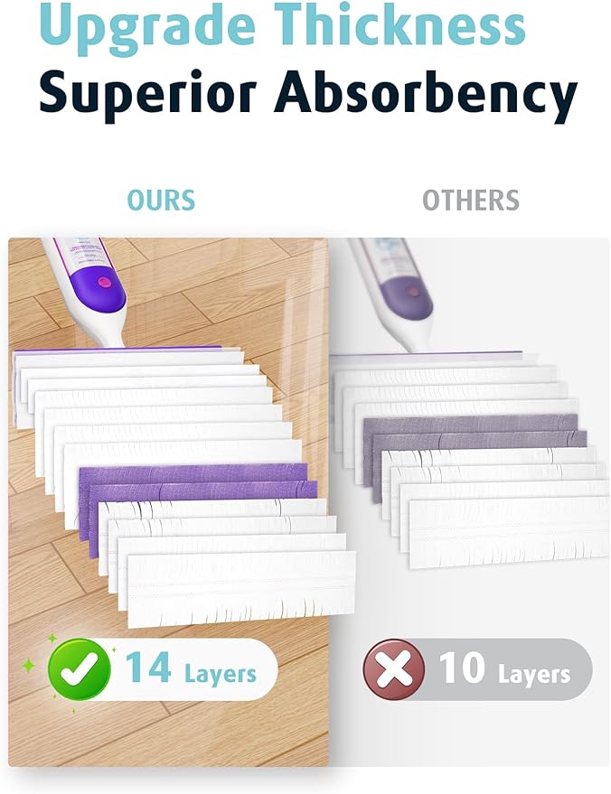 AIR U+ 48 Pack Disposable Power Mop Pads Refills - Image 4