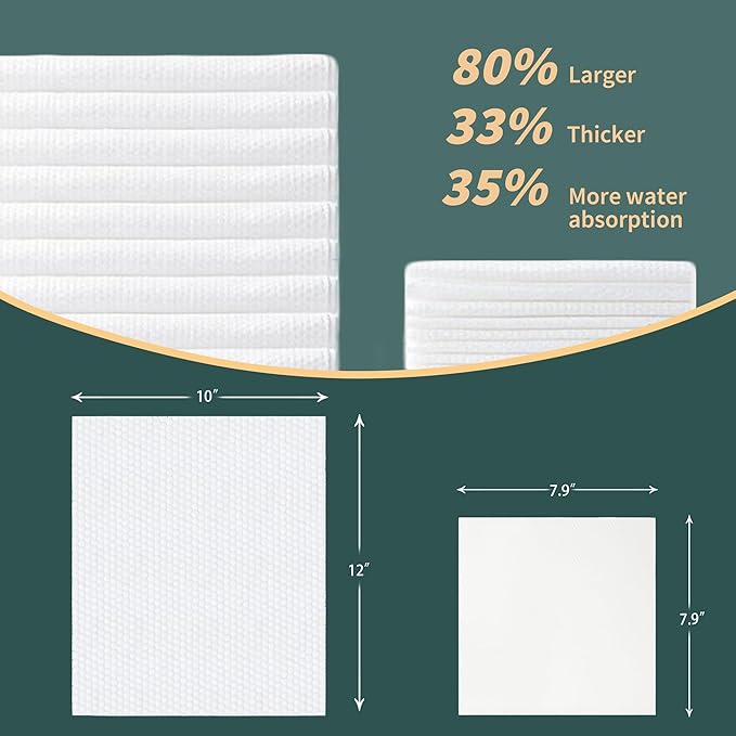 Ourmed Life Disposable Face Towels, Clean Facial Wash Cloth without Lint - Image 6