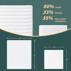 Ourmed Life Disposable Face Towels, Clean Facial Wash Cloth without Lint - Image 6