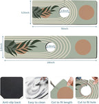 Patterned Sink Faucet Mat Kitchen Splash Guard Super Absorbent Drying Mat - Image 3