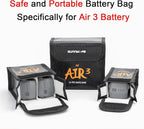 Lipo Battery Safe Bag for DJI Air 3s/Air 3, Explosion-Proof Nylon lithium - Image 2