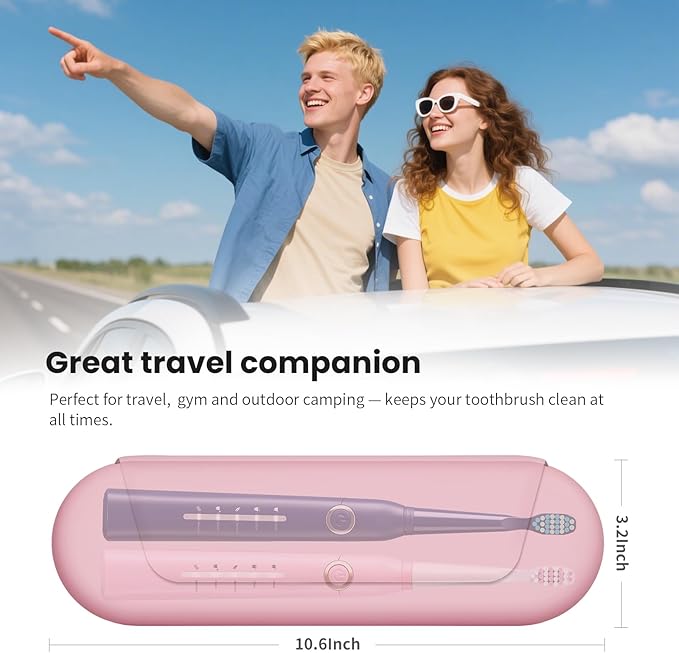 Silicone Electric Toothbrush Travel Case, Manual Toothbrush Travel Cover - Image 6