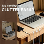 Phone Charger Cord Holder, Mini Cable Clips Wire Organizer, Cable Management - Image 3