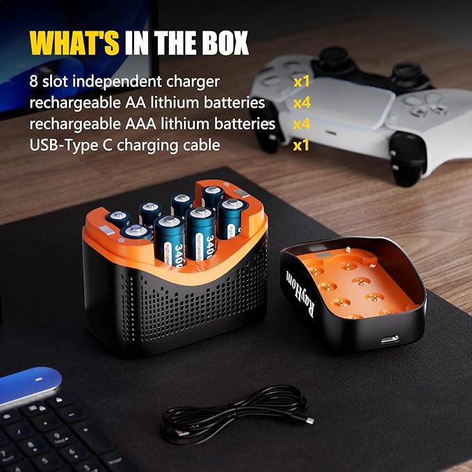 8Pack Rechargeable Lithium Batteries - Image 7