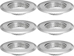 Kingrol 6-Piece Kitchen Sink Strainer Set, 4.5" Stainless Steel Sink Food - Image 2