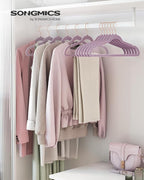 SONGMICS Slim Velvet Hangers, Non-Slip Clothes Hangers - Image 2