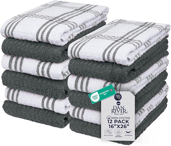 DAN RIVER Premium Kitchen Towels by DanRiver