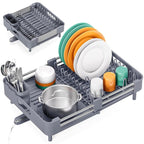 TOOLF Dish Drying Rack with Drainboard, Extendable Dish Rack by TOOLF