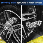Car Wheel & Tire Brush Set, Wheel Cleaner Brush, Soft & Stiff Bristle Cleaning - Image 6