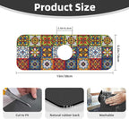 Talavera Mexican Tiles Mexico Kitchen Sink Splash Guard Faucet Mat Super - Image 2