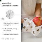 GEOMETRY Dishcloth – Evergreen Collection – Quick-Dry, Ultra-Absorbent - Image 4