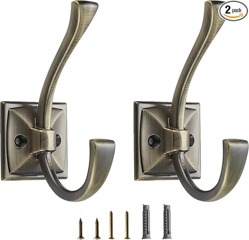 2 Pack Decorative Heavy Duty Towel Hooks by CABDM