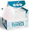 Disposable Face Towels XL 10x12-100% Viscose Eucalyptus Biodegradable Clean by EvaNaturals