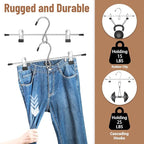 Pants Hangers Space Saving, Stackable Skirt Hangers - Image 5