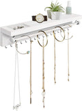 Rustic White Necklace Jewelry Organizer by SoCalButtercup