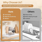 2 PCS Quick Dry Stone Dishes Mats - Image 6