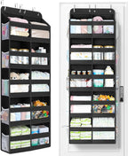 Yecaye 5-Tier Over The Door Organizer Dual-Column, 80lbs Load Over The Door by Yecaye