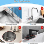 5° Slope Kitchen Sink Faucet Mat, Kitchen Sink Splash Guard, Silicone Material - Image 5