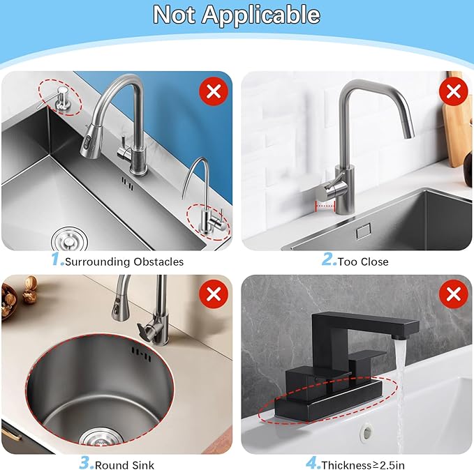5° Slope Kitchen Sink Faucet Mat, Kitchen Sink Splash Guard, Silicone Material - Image 5