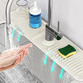 24'' Faucet Mat for Kitchen Sink Faucet Mat Kitchen Sink Splash Guard Silicone by Snoquir
