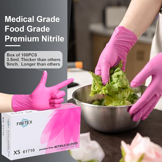 FINITEX Nitrile Disposable Latex-Free Gloves - Image 7