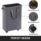 Slim Rolling Laundry Basket, Slim Laundry Hamper - Image 5