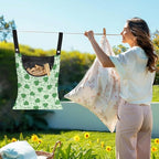 2 Pcs Clothespin Bag, Laundry Hanging Bag Fits Clothes Lines, Pin Bag - Image 2
