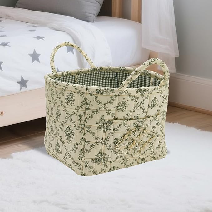 Quilted Fabric Storage Basket - Image 4