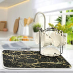Super Absorbent Dish Drying Mat, Microfiber Fast-Drying Dish Mat, Kitchen Dish - Image 5