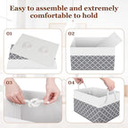 Fab totes Storage Bins, Foldable Storage Baskets - Image 4