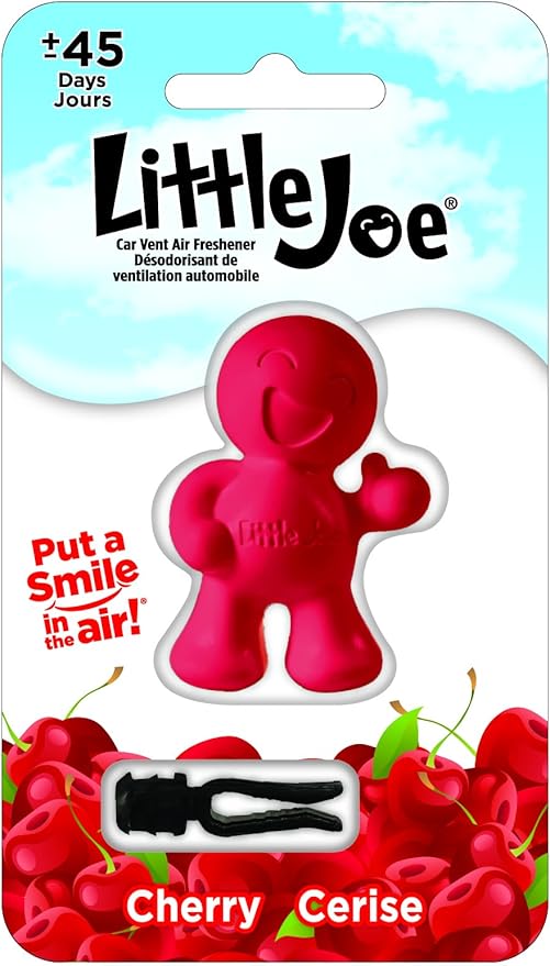 Little Joe 96407 Cherry Scent Car Air Freshener Vent Clip, Fights Odors by StonerCarCare