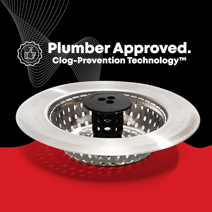 Kitchen SinkShroom Revolutionary Clog-Free Stainless Steel Sink Strainer - Image 9