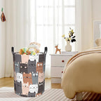 Cute Cat Laundry Basket, Waterproof Cats Laundry Hamper, Collapsible Organizer - Image 6