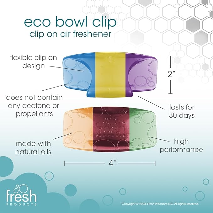 Fresh Products Eco Bowl Clip 2.0 Air Freshener, Sample Pack - Image 2