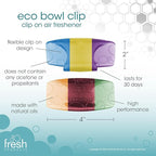 Fresh Products Eco Bowl Clip 2.0 Air Freshener, Sample Pack - Image 2